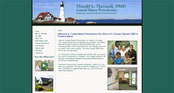 Desktop Screenshot of coastalmaineperiodontics.com